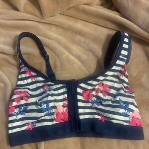 NWT Floral Striped Women's Bralette